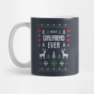 Best Girlfriend Ever Ugly Sweater Mug